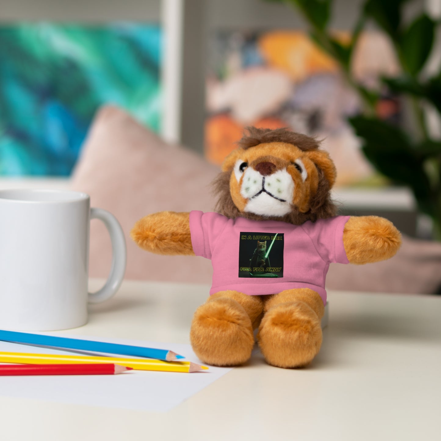 STAR WARS CAT IN A LITTER BOX FAR FAR AWAY Stuffed Animals with Tee