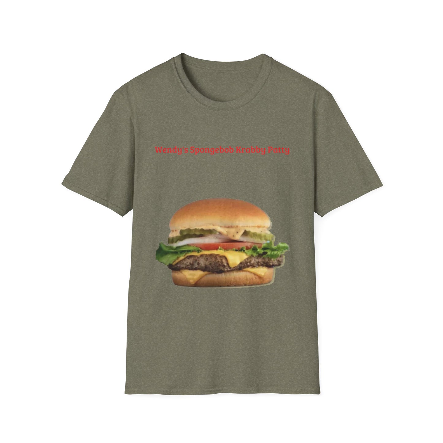 Wendy's Spongebob Krabby Patty Unisex Softstyle T-Shirt