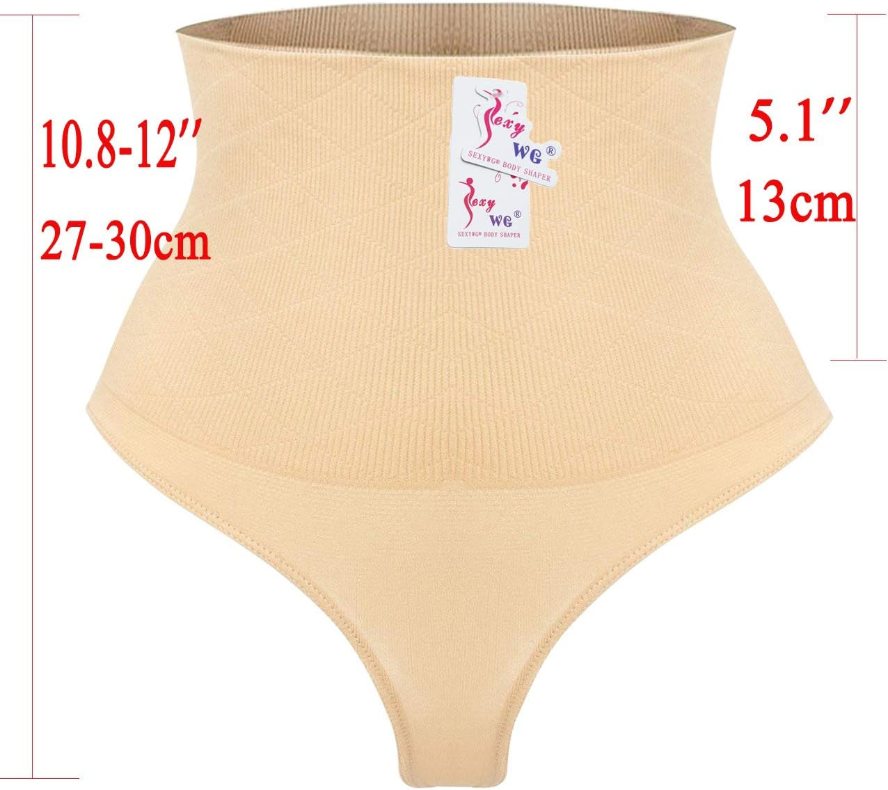 Women Waist Cincher Girdle Tummy Control Thong Panty Slimmer Body Shaper