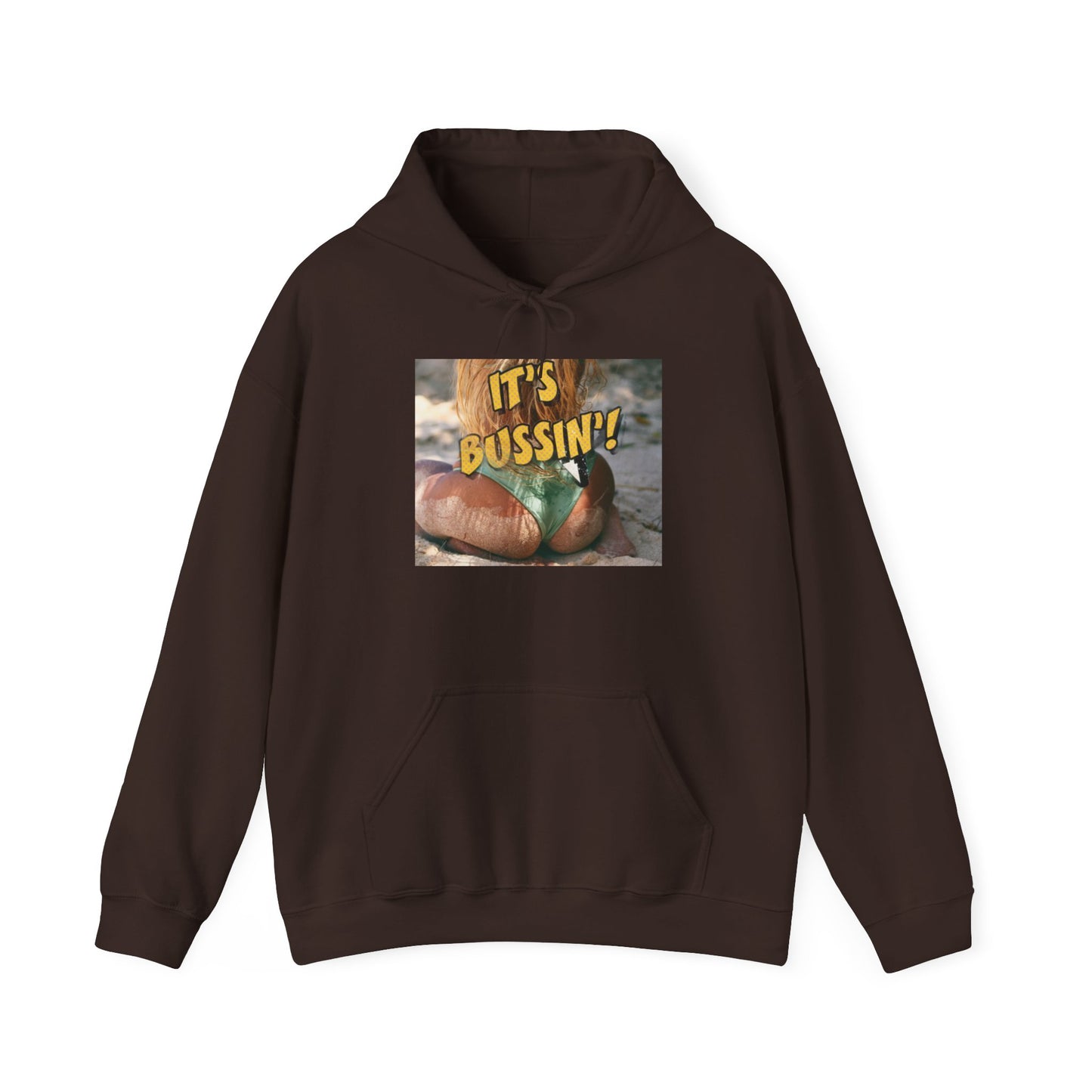 IT'S BUSSIN BEACH BOOTY Unisex Heavy Blend™ Hooded Sweatshirt