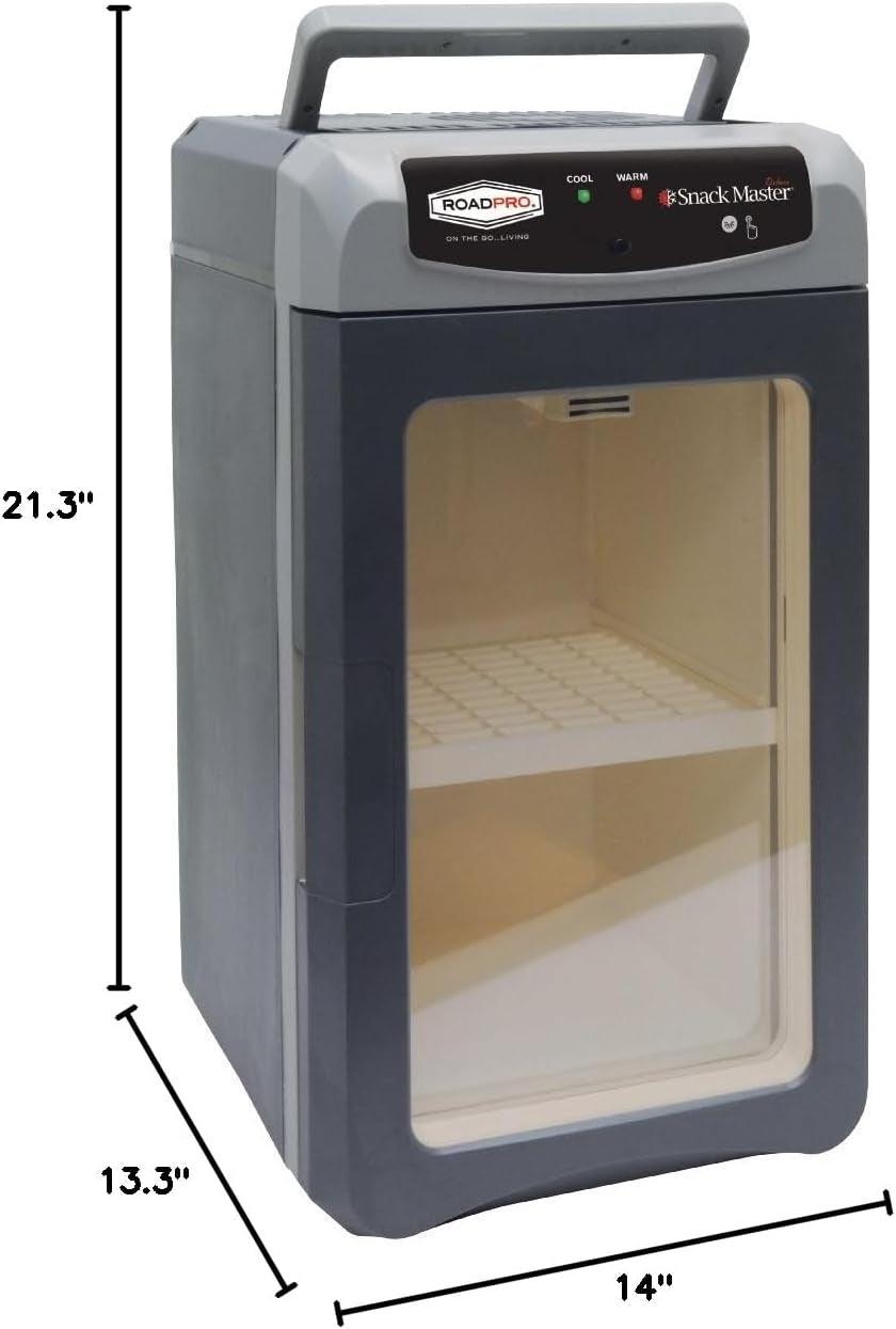 RP5653SF 12-Volt Snackmaster Cooler/Warmer, Medium, Gray TRUCK DRIVER