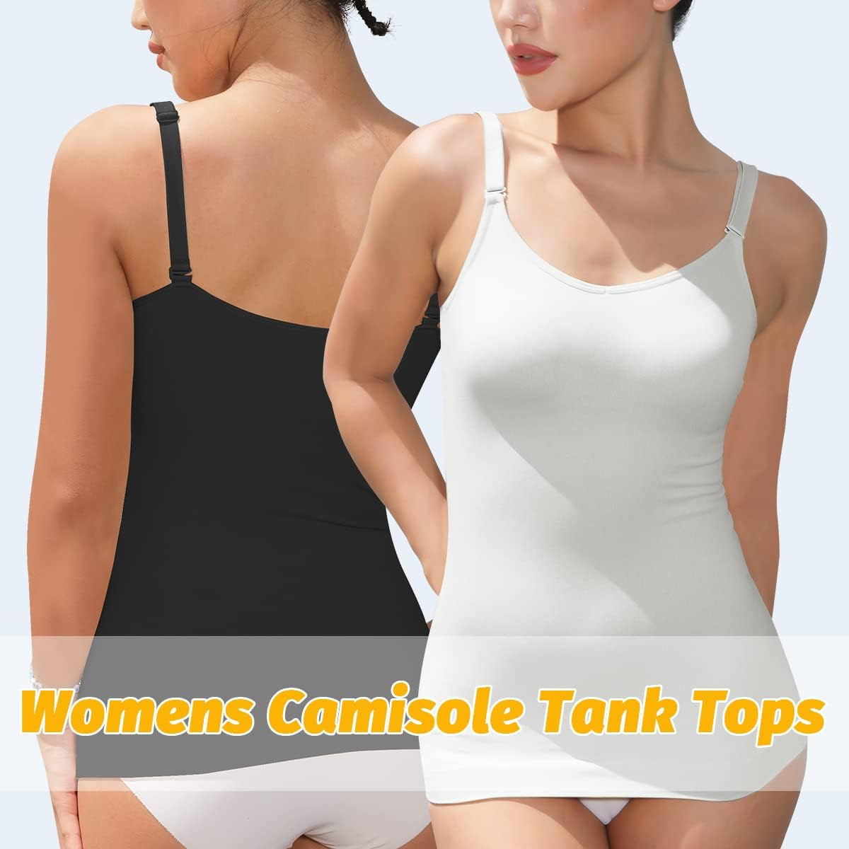 Womens Shapewear for Women Tummy Control Tank Top Body Shaper Seamless Compression Camisole Tops