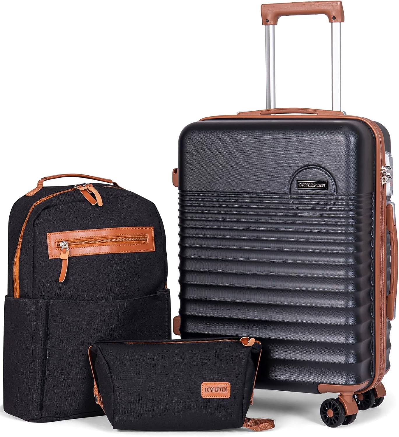 Luggage Sets 5 Piece, Suitcases with Wheels, Hardshell Suitcase Set, ABS Carry on Luggage Set with TSA Lock, Travel Luggage