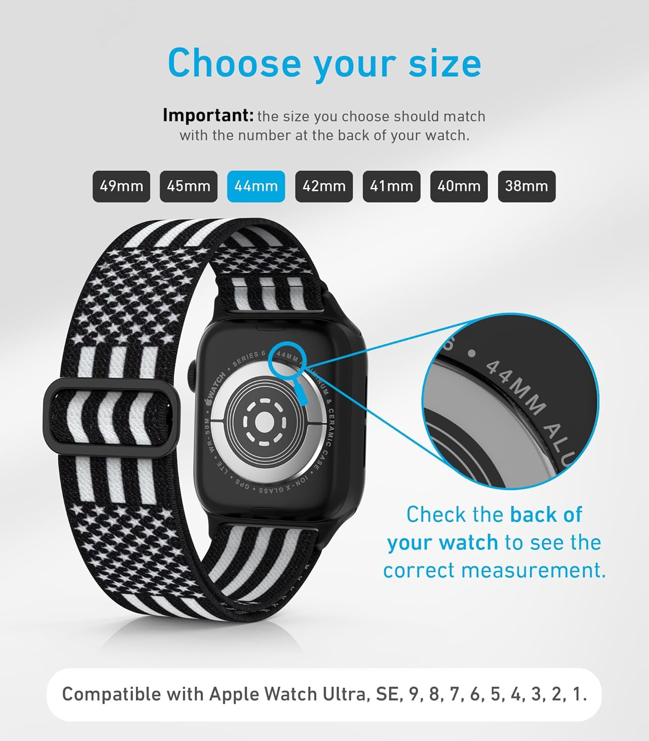 Nylon Apple Watch Bands Unisex - Iwatch 1/2/3/4/5/6/7/8/9/Se/Ultra 2 Bands for 38Mm/40Mm/41Mm/42Mm/44Mm/45Mm/49Mm - 1/4/6/8 Variety Multipack