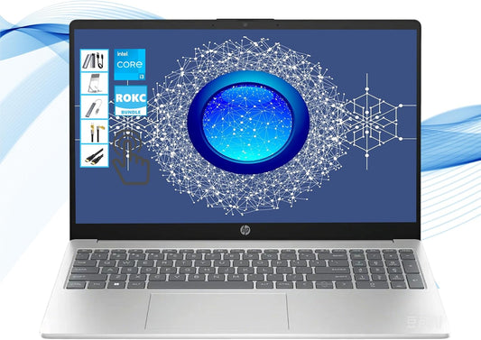 15 Inch Touchscreen Laptop | 15.6" HD Computer | 16GB RAM | 1TB SSD & 128GB Portable SSD | Intel Core I3 1215U| Webcam | Wi-Fi 6E | Copilot Ready | Ultra Light | Ai-Powered Windows 11 | RK Bundle