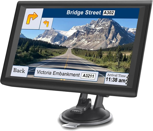 Car GPS Navigation Truck RV, GPS Navigator with 9 Inch, 2025 Maps (Free Lifetime Updates), Truck GPS Commercial Drivers, Semi Trucker GPS Navigation System, Custom Truck Routing TRUCK DRIVER