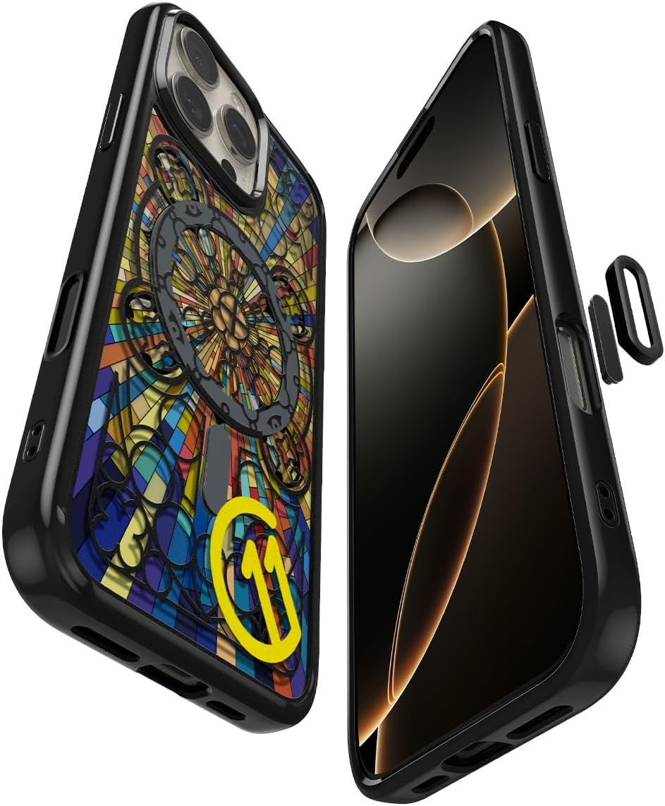 for Iphone 16E Case, Ultra Hybrid Magfit [Compatible with Magsafe Accessories] [Anti-Yellowing] [Military-Grade Protection] - Classic Black