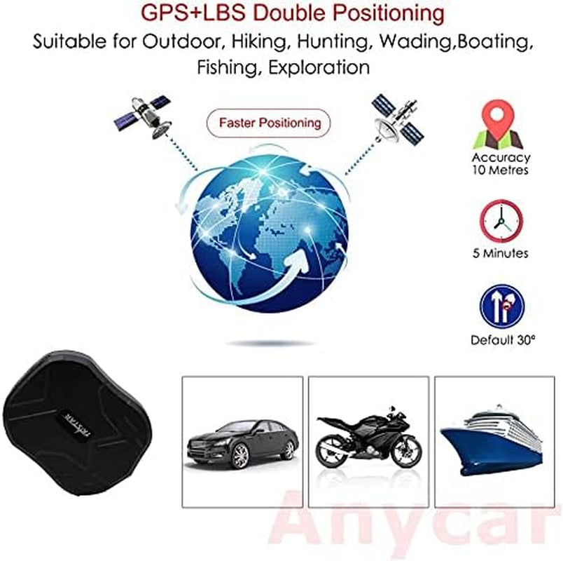 GPS Tracker, Strong Magnet Car GPS Tracker Remote Monitor 90 Days Long Standby Vehicle Tracker Online Realtime Tracking & Monitoring System from USA