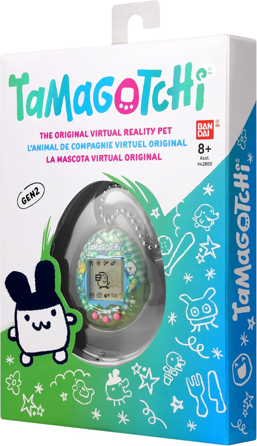 Bandai Original Tama Picnic Digital Pet | Nurture and Raise the Original Electronic Pet Japanese Kids Toys for Girls and Boys Make Great 90S Retro Gifts BanUK