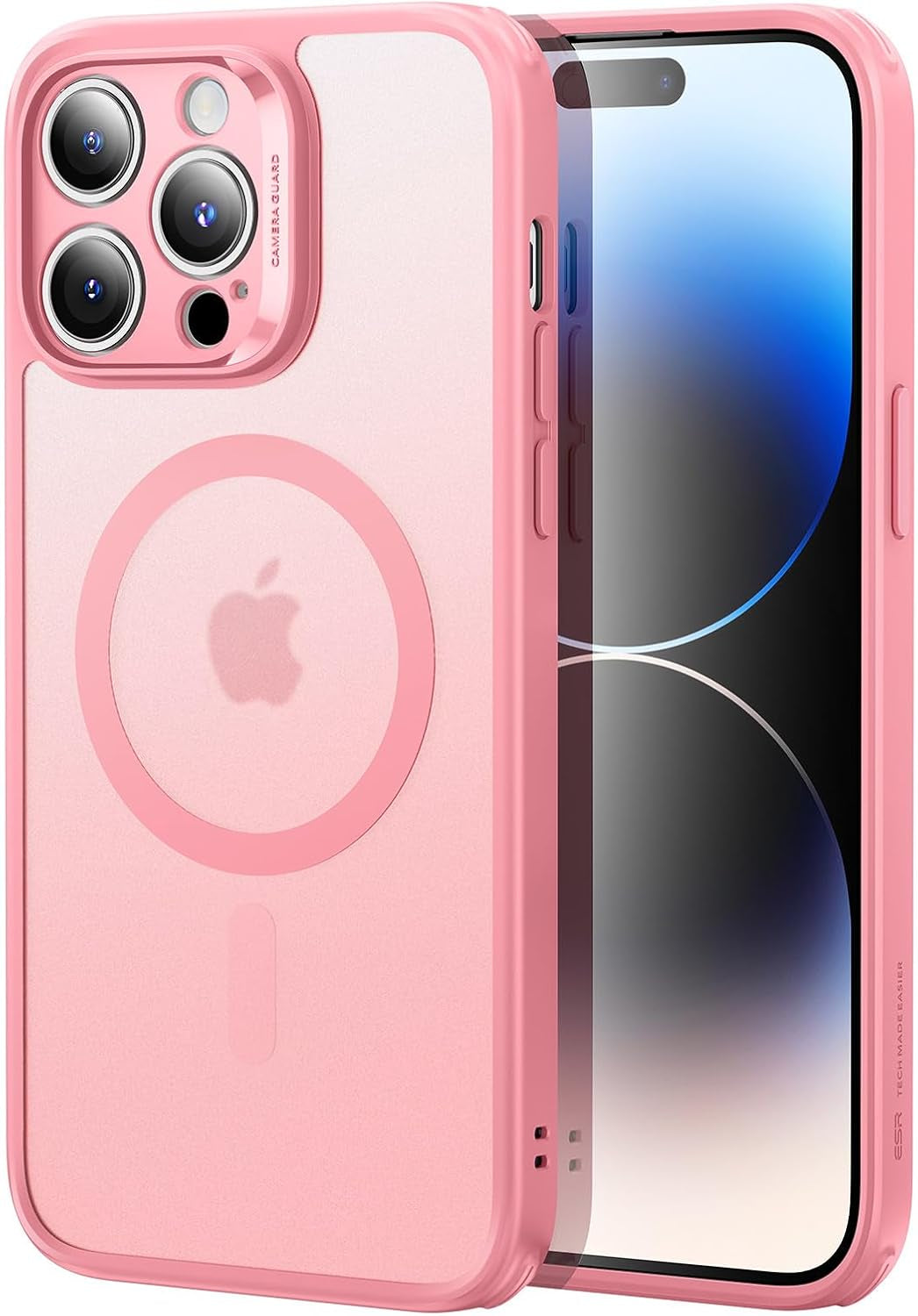 for Iphone 16E Case, Compatible with Magsafe, Shockproof Military-Grade Protection, Magnetic Phone Case for Iphone Se 4 Case, Classic Hybrid Case (Halolock),Frosted Red