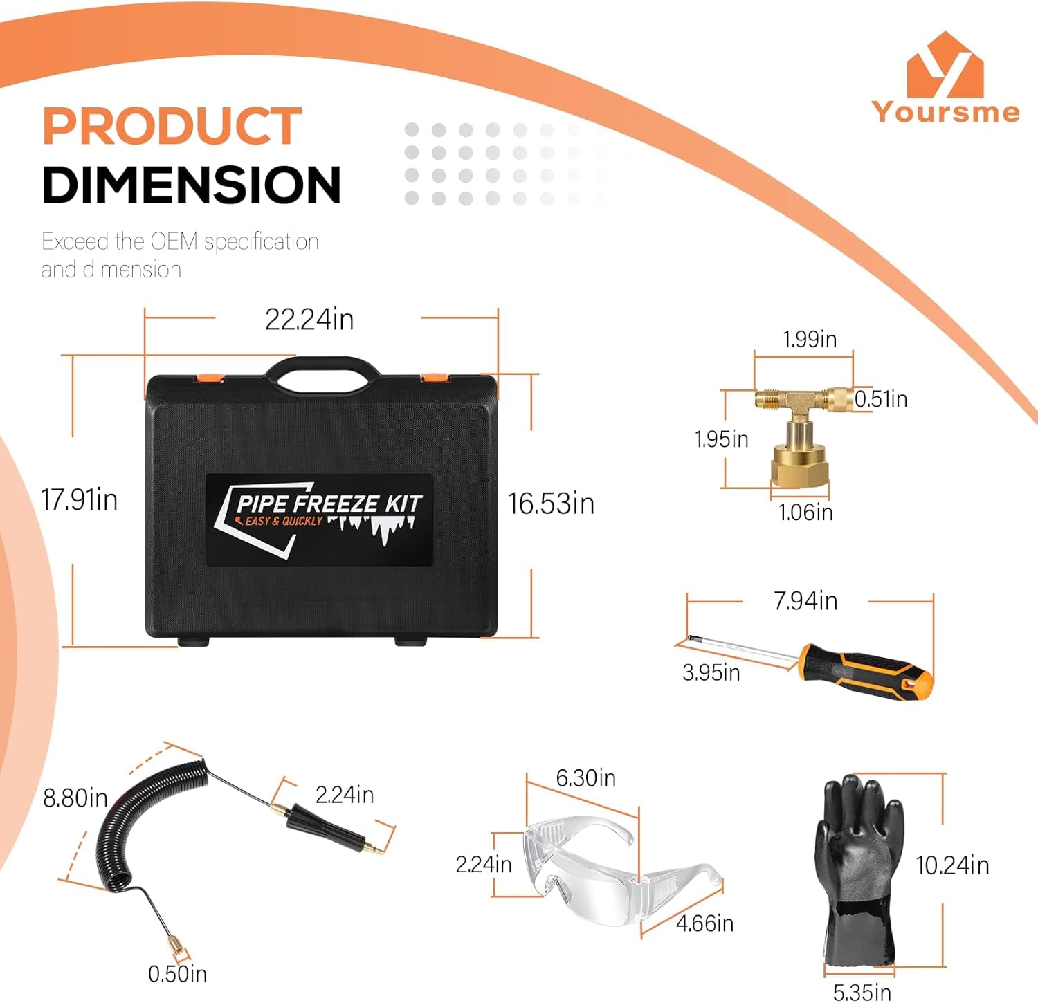 CST2 General Cold-Shot Pipe Freeze Kit, General Pipe Cleaners, Quickly Freezes Pipes from 1/8" to 2", Repair Water Systems without Draining