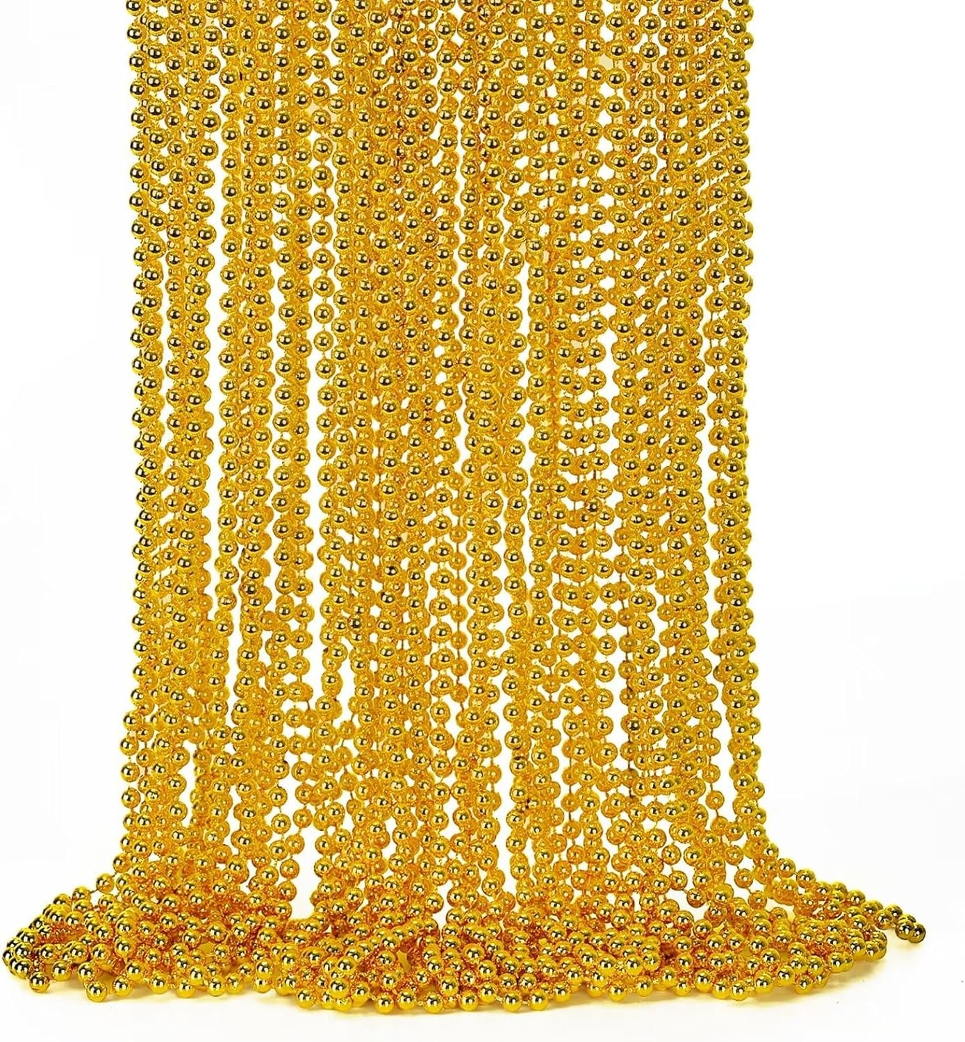 St Patricks Day Beads, 24PCS Christmas Beaded Necklace Accessories, Mardi Gras Beads Necklaces Women Men, Festival Parade Throw Accessories for Mardi Gras St. Patricks Christmas Party Wedding Supplies