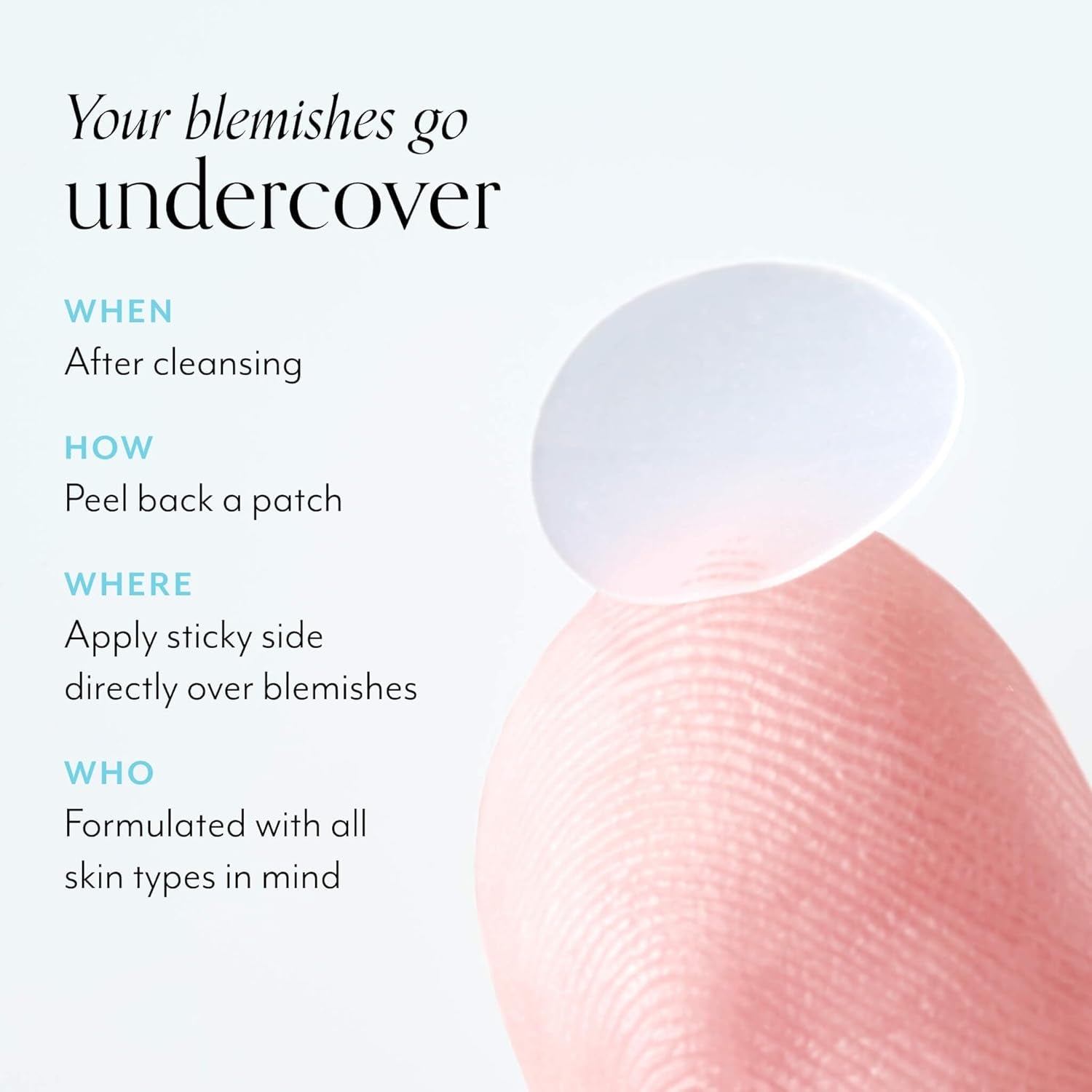 Clear Genius Blemish Patches – Salicylic Acid & Zinc for Fast Relief & Prevention, Clarifying Spot Treatment - 1 Pack