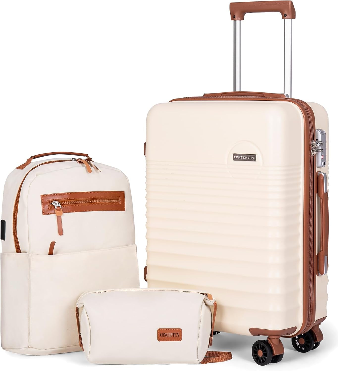 Luggage Sets 5 Piece, Suitcases with Wheels, Hardshell Suitcase Set, ABS Carry on Luggage Set with TSA Lock, Travel Luggage