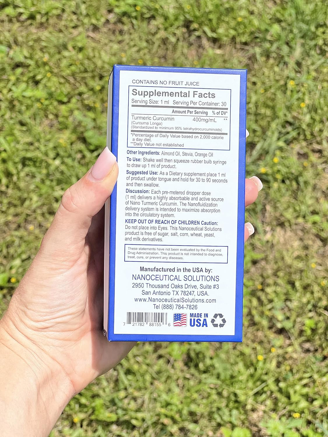 NANO TURMERIC CURCUMIN | Highly Bioavailable Nano Particles | Rapid Absorption | Organic Vegan Non-Gmo Curcuma Longa | Supports Joints, Digestive, Liver & Heart Health | Easy to Use, 30 Ml per Bottle. TLBH