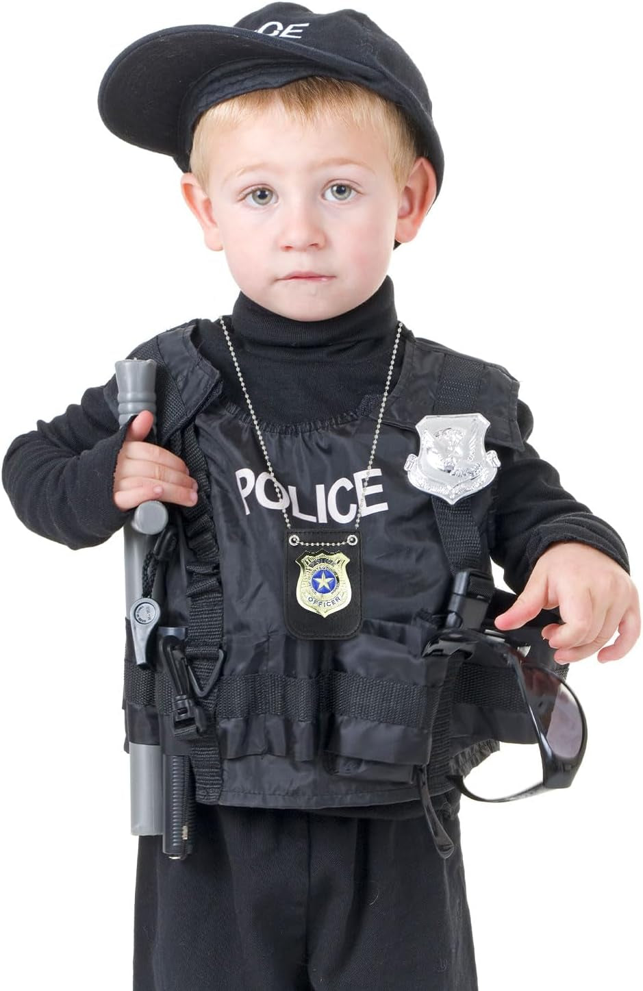 Police Badges for Kids Pretend Play Officer Badge Detective Badge Cop Badge Costume Gear Detective Sheriff ST1-JHPGXL