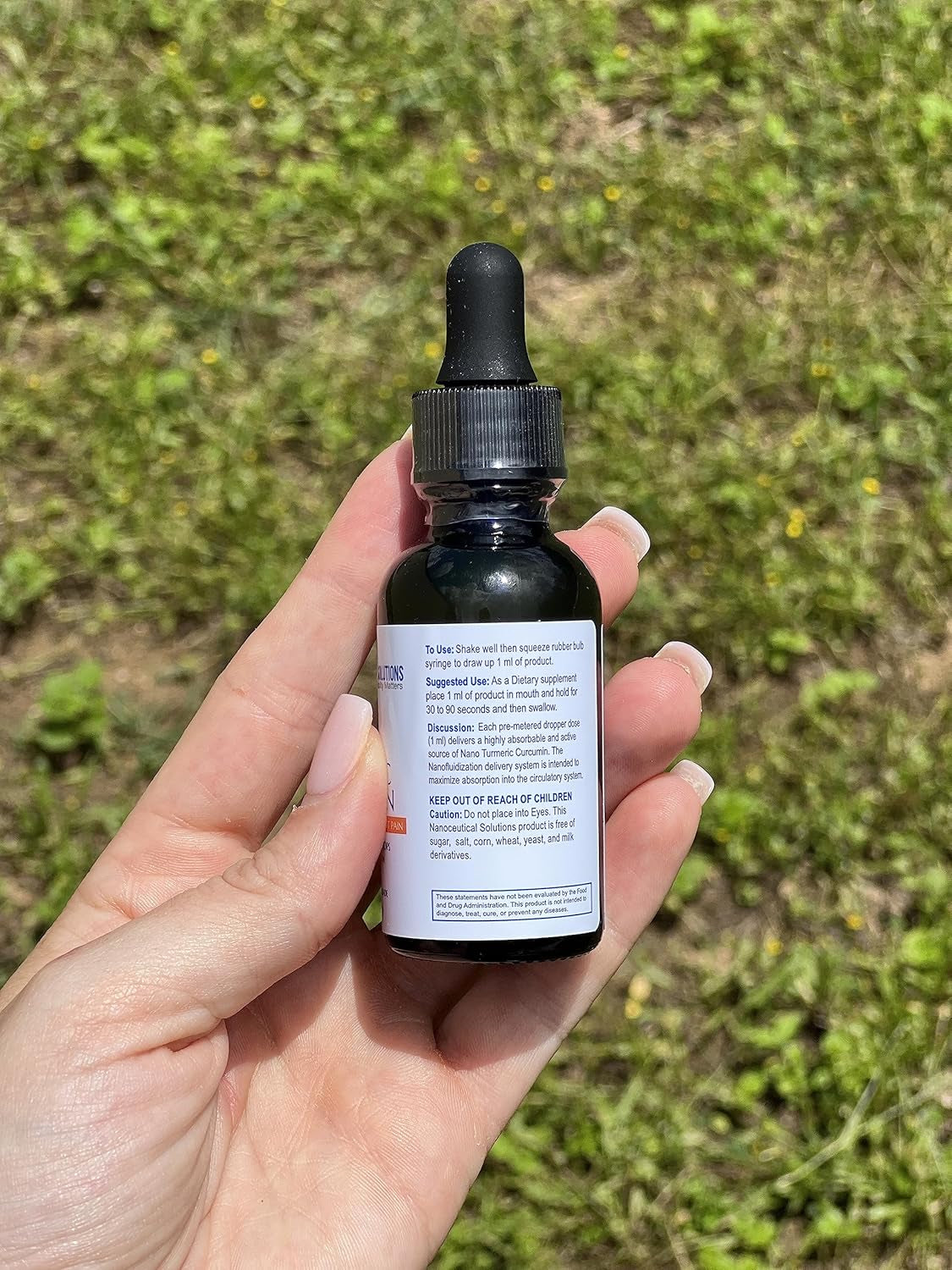 NANO TURMERIC CURCUMIN | Highly Bioavailable Nano Particles | Rapid Absorption | Organic Vegan Non-Gmo Curcuma Longa | Supports Joints, Digestive, Liver & Heart Health | Easy to Use, 30 Ml per Bottle. TLBH