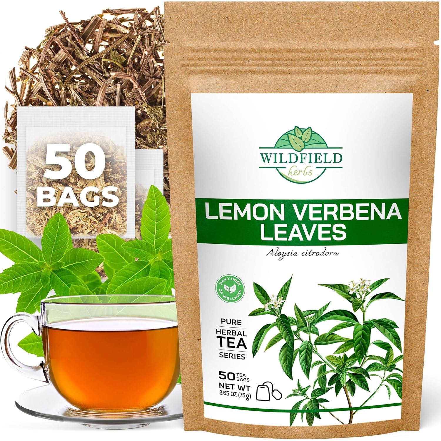 100 Bags Ginger Tea Bags Ginger Root Tea Dry Dried Herb (Zingiber Officinale) - 100 Count 1.5G Tea Bags Ginger Raíz De Jengibre TLBH