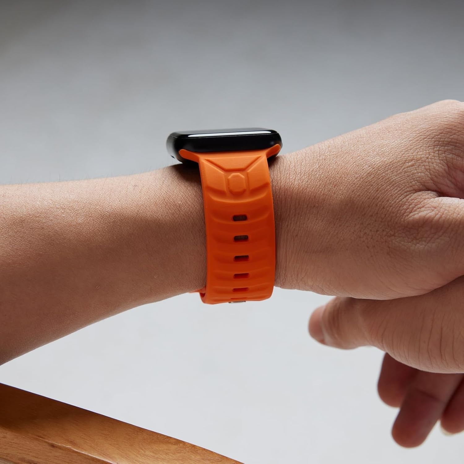 Band Compatible with Apple Watch 42Mm 44Mm 45Mm 49Mm, Replacement Silicone Sport Strap for Iwatch Series Ultra 9/8/7/6/5/4/3/2/1 SE Men Women