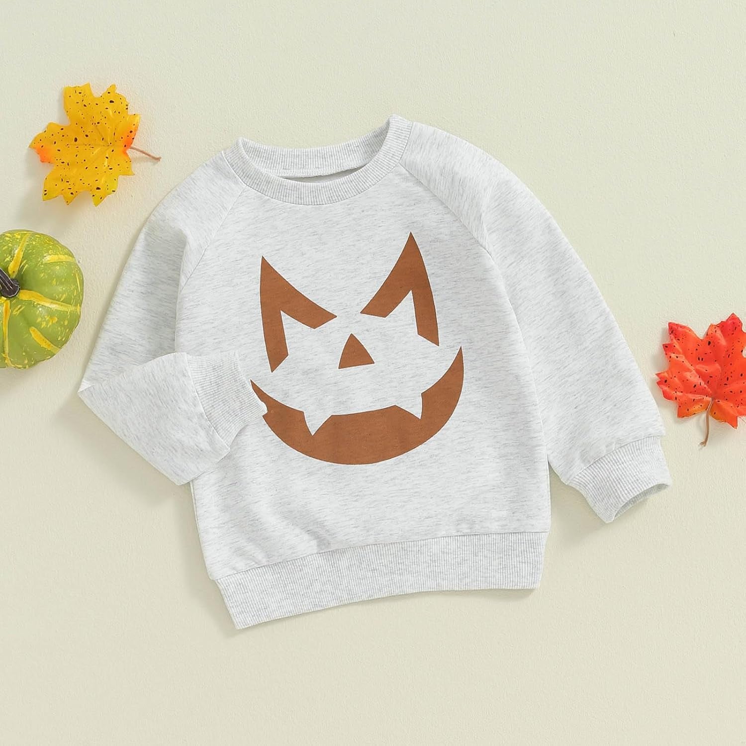 Halloween Baby Girl Boy Outfits Pumpkin Sweatshirt Long Sleeve Hoodies Halloween Baby Costume Toddler Fall Clothes