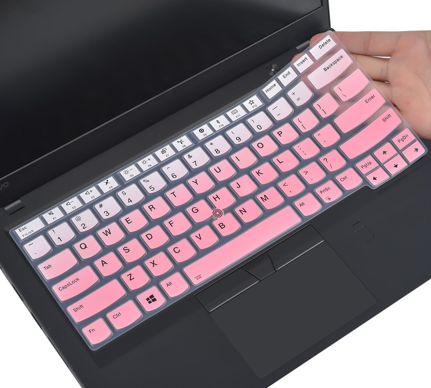 Keyboard Cover for Lenovo Thinkpad X1 Carbon 14" 5Th/6Th/7Th Gen/Thinkpad X1 Yoga 14" 3 4 5/Thinkpad T14 T480(S) A475 L460 L470 T460 T460P T460S T470(S) 14"/New S2 Protective Skin-Gradual Purple