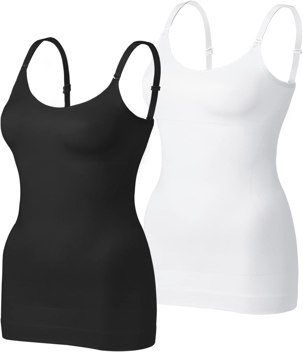 Womens Shapewear for Women Tummy Control Tank Top Body Shaper Seamless Compression Camisole Tops