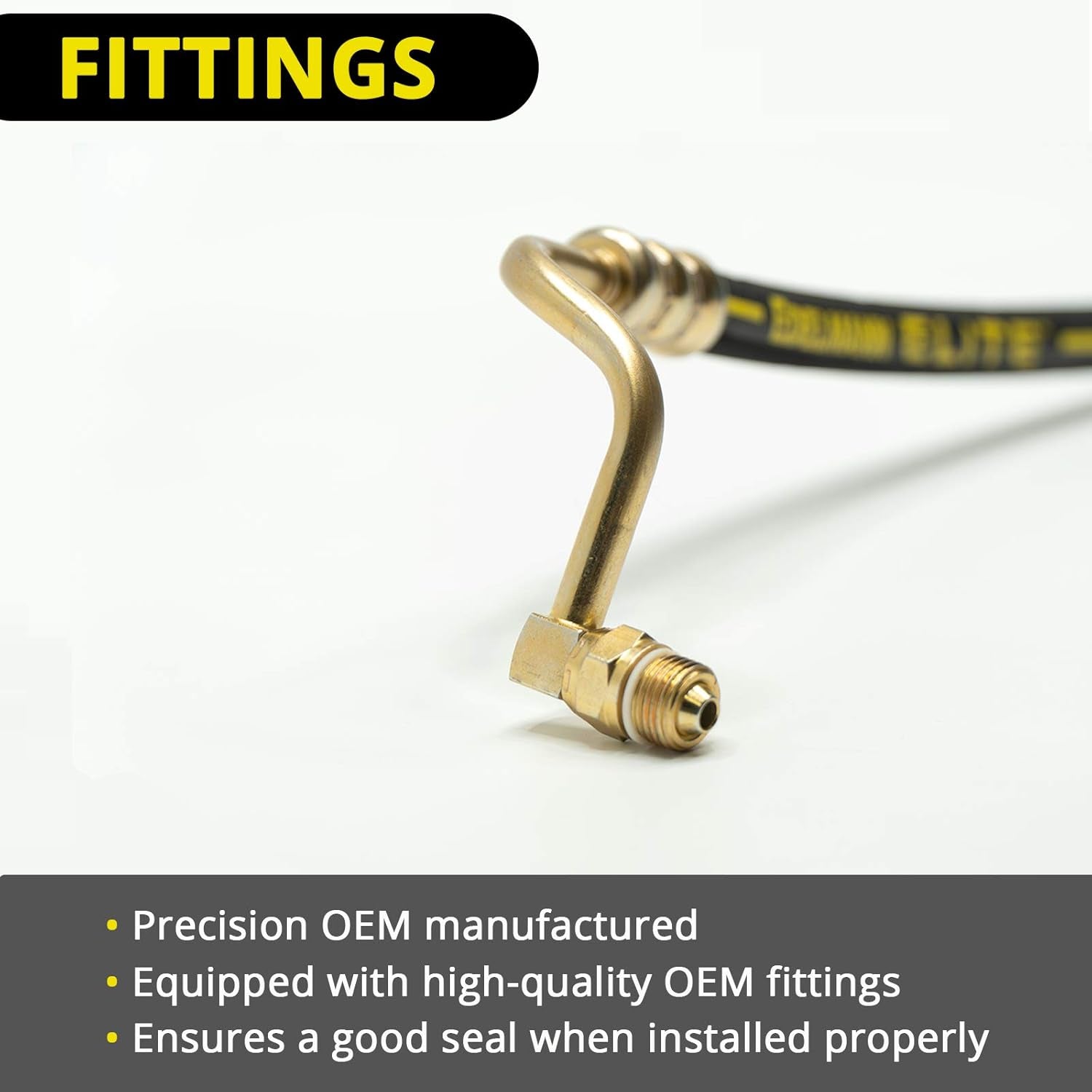 Elite 80235E Power Steering Pressure Hose - Car Accessories and Equipment, for 2002-97 Ford; Expedition, F Series, Lincoln Navigator Vehicles