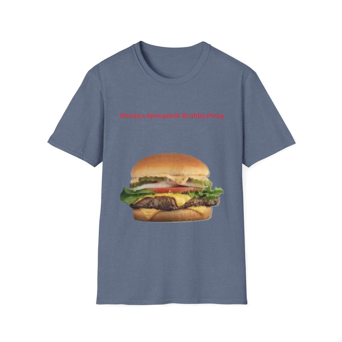 Wendy's Spongebob Krabby Patty Unisex Softstyle T-Shirt