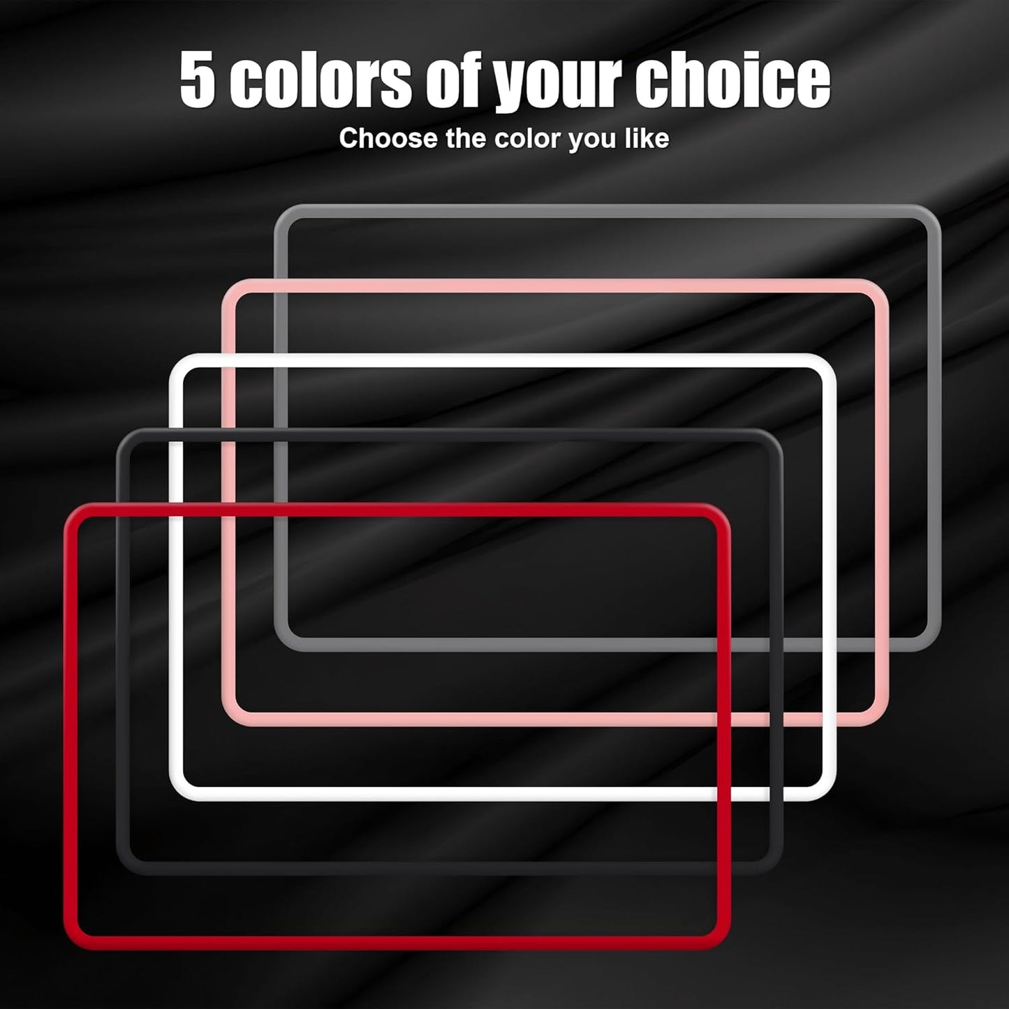 Screen Edge Protector Frame Compatible with Tesla Model 3/Y Interior Accessories 2017-2024 Silicone Center Console Bumper Decor Protection Skin Friendly Bordeaux Red