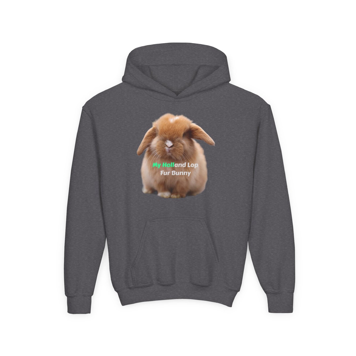 Holland Lop Youth Heavy Blend Hooded Sweatshirt
