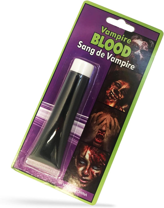 Realistic Looking Costume Makeup Blood – Zombie/Vampire Tube Blood 1 Oz.
