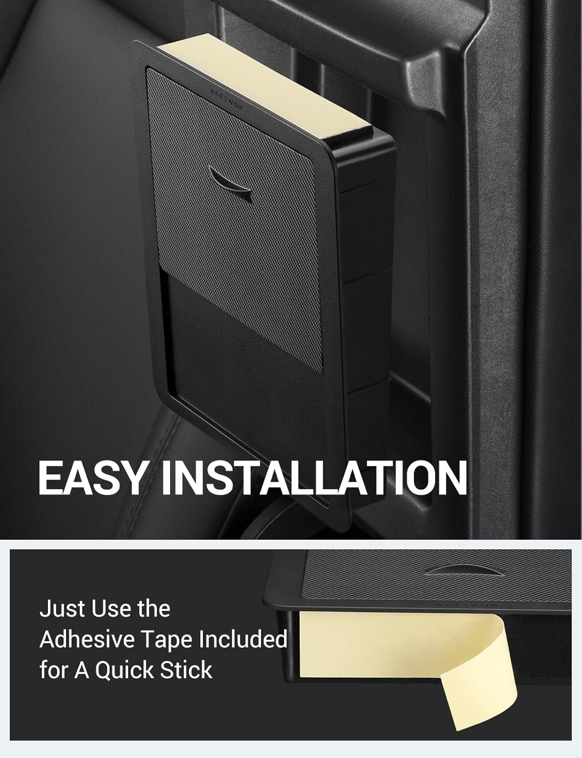 Upgraded Tesla Model 3 Model Y Armrest Hidden Storage Box [Powerful Magnetic] Center Console Secret Compartment Accessories for 2017-2023 Model 3 2020-2024 Model Y