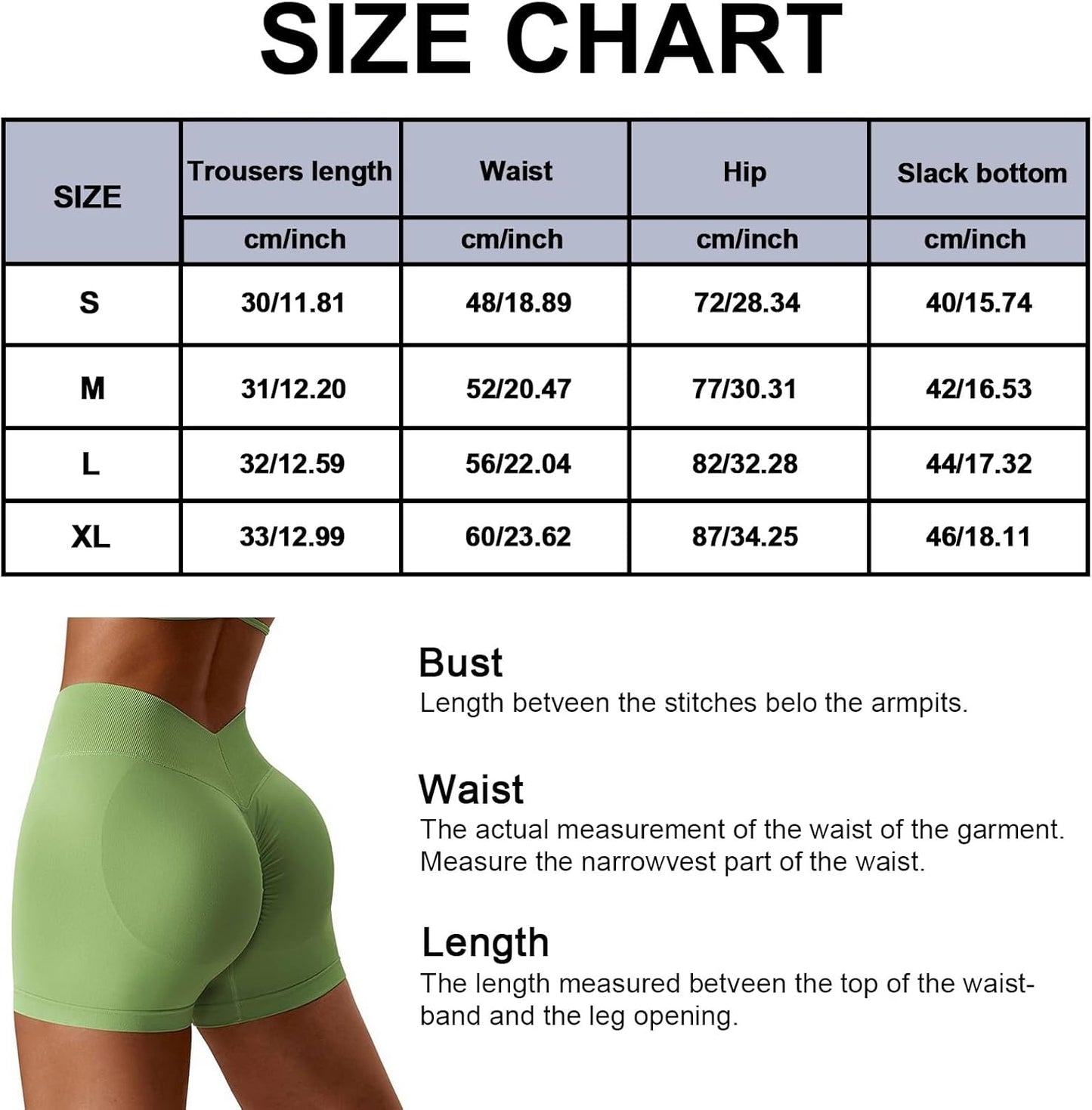 Butt Lifting Workout Shorts for Women V Cross Back Gym Shorts Seamless Scrunch Butt High Waisted Booty Shorts