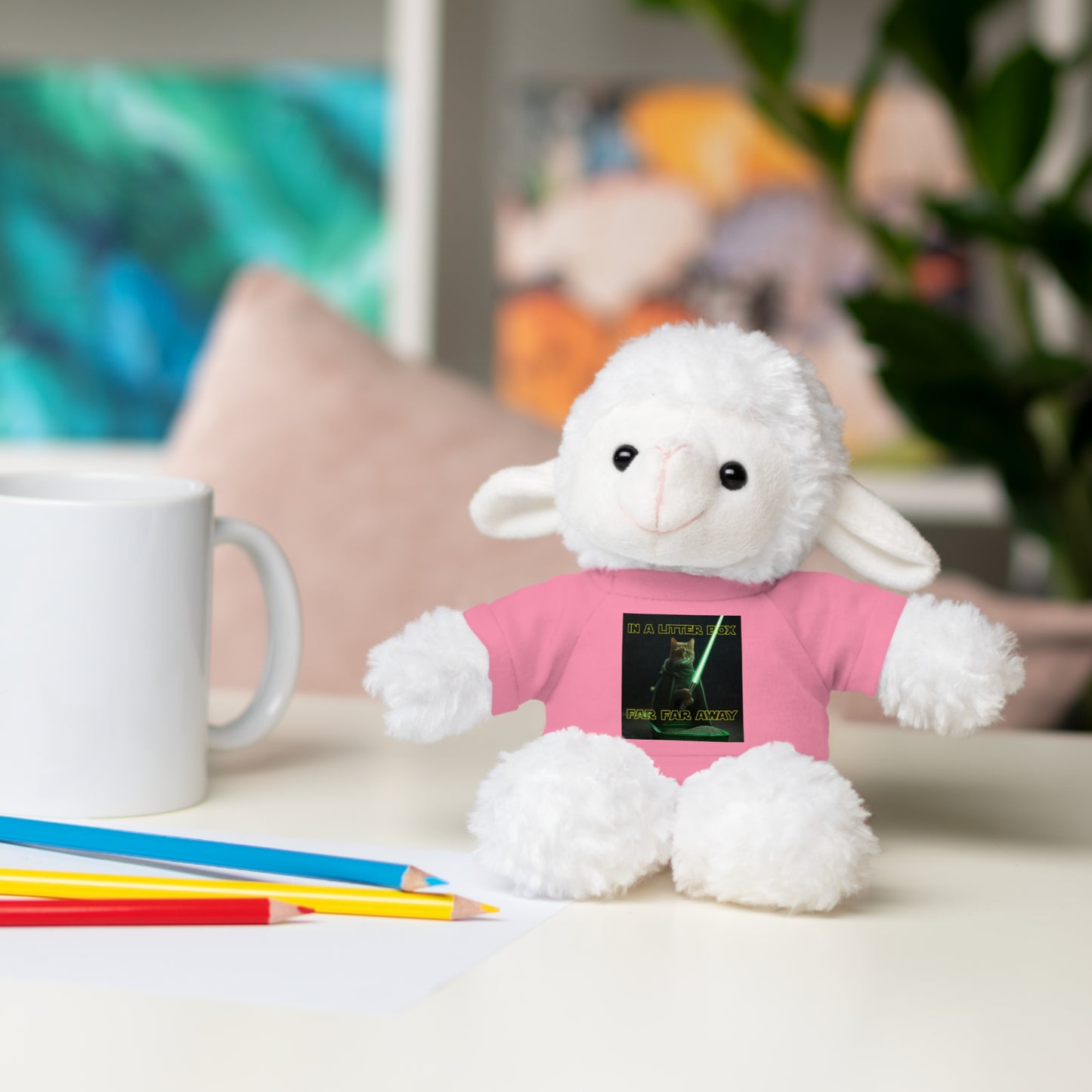 STAR WARS CAT IN A LITTER BOX FAR FAR AWAY Stuffed Animals with Tee