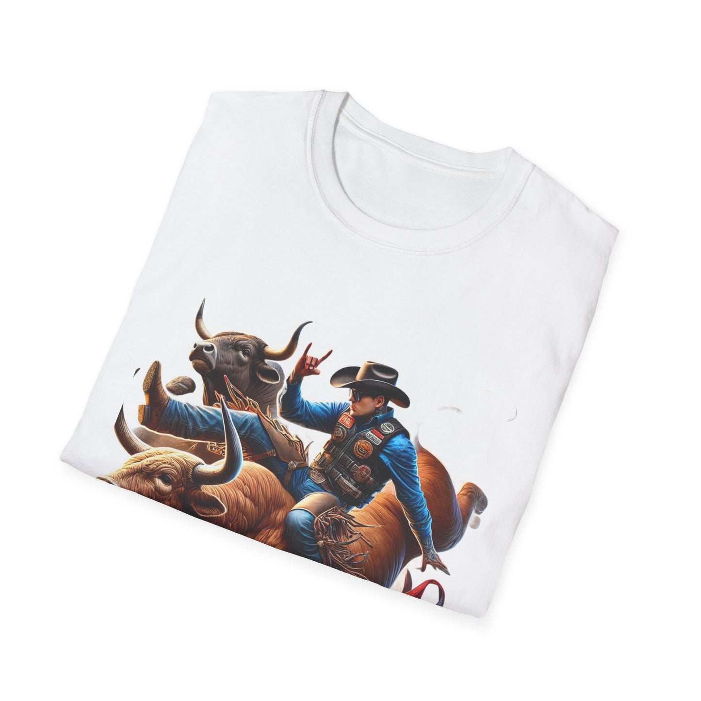 PBR Bull Riding Professional Bull Riders Unisex Softstyle T-Shirt