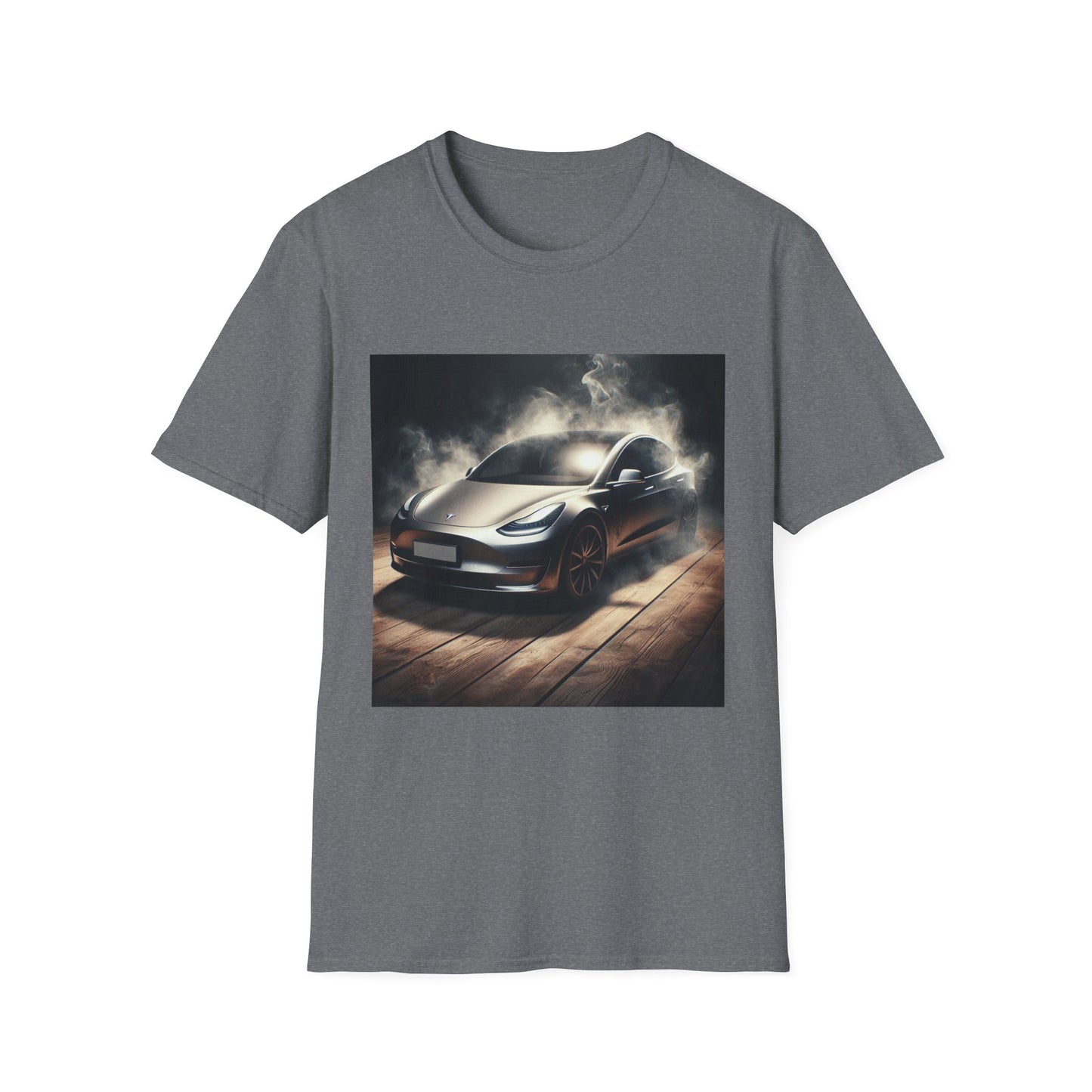 Smoked Out Tesla Model Unisex T-Shirt