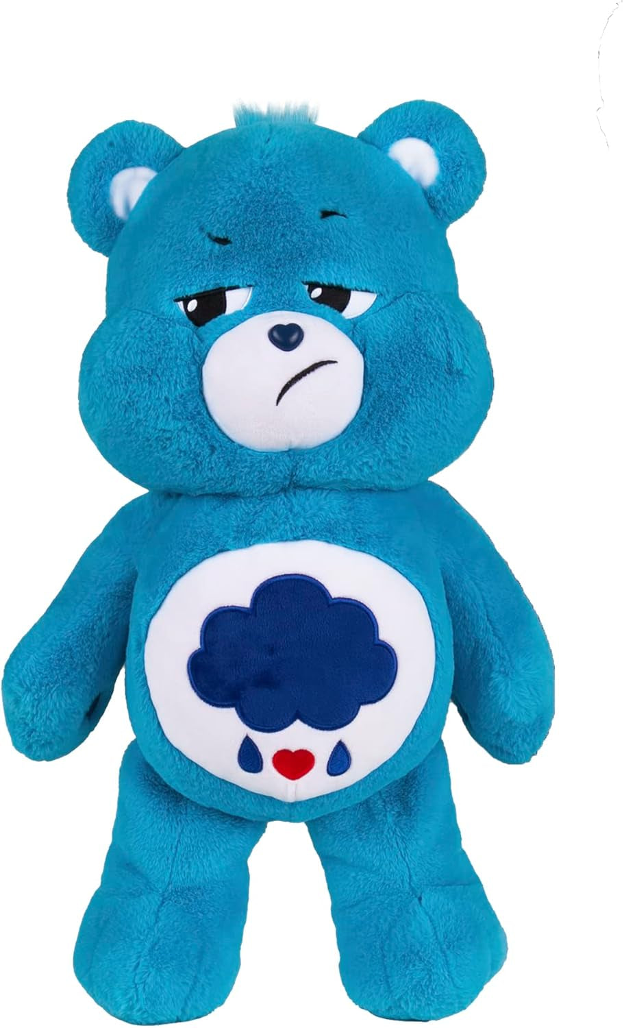Care Bears 60Cm Jumbo Plush - Grumpy, Collectible Cute Soft Toy, Cuddly Toy for Boys and Girls, Large Teddy Plushy for Children Ages 4 5 6 7 +, Blue UK