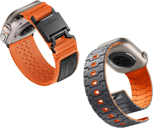 R-Nylon Fidlock Magnetic Buckle Band and Magnetic Watchband Compatible with Apple Watch Band - Durablebands for Iwatch Series 10 46Mm, 9/8/7 45Mm, SE/6/5/4 44M