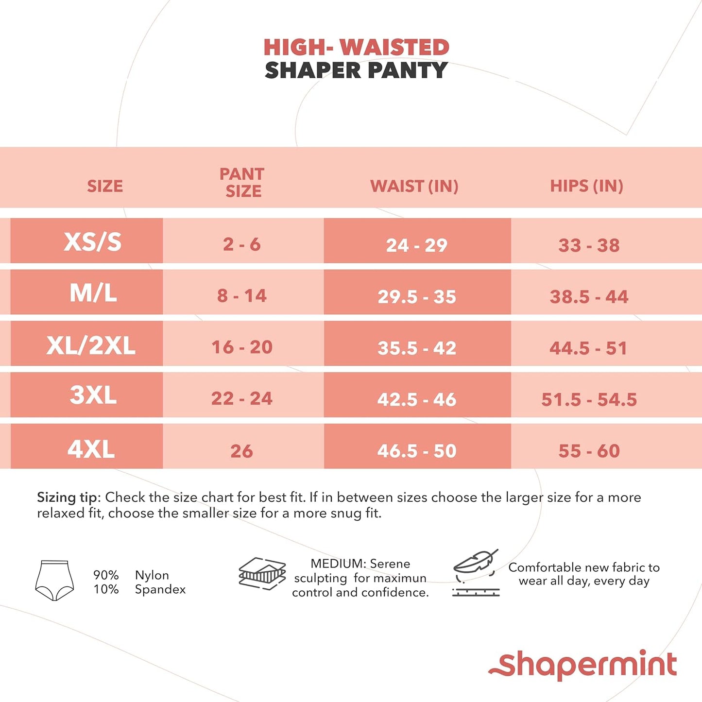 Body Shaper Tummy Control Panty - Shapewear for Women