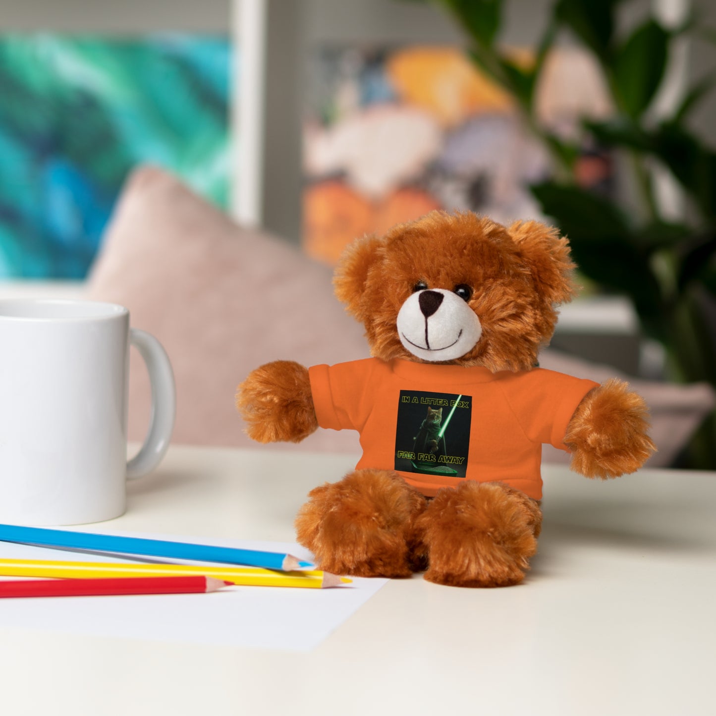 STAR WARS CAT IN A LITTER BOX FAR FAR AWAY Stuffed Animals with Tee