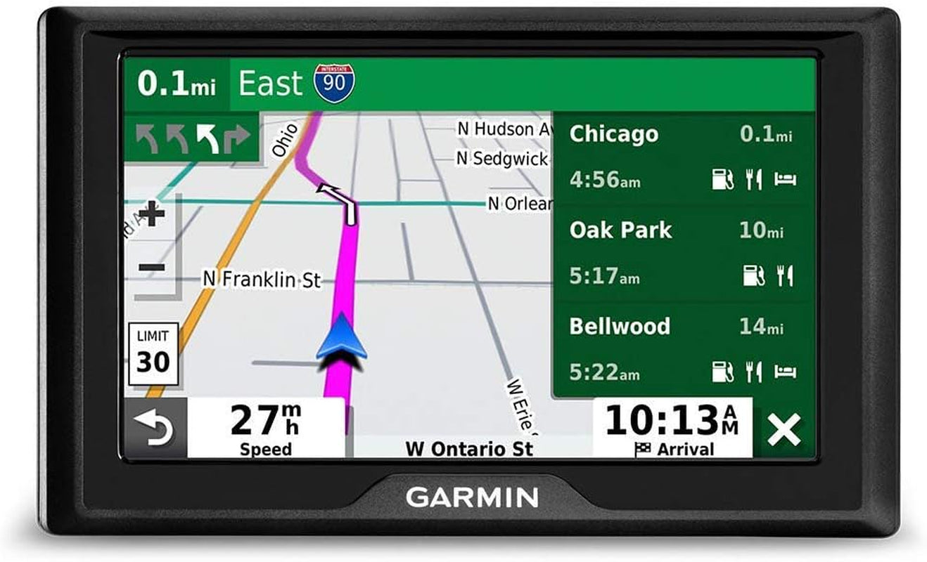 Drive 52, GPS Navigator with 5-Inch Display, Simple On-Screen Menus and Easy-To-See Maps (Renewed) TRUCK DRIVER