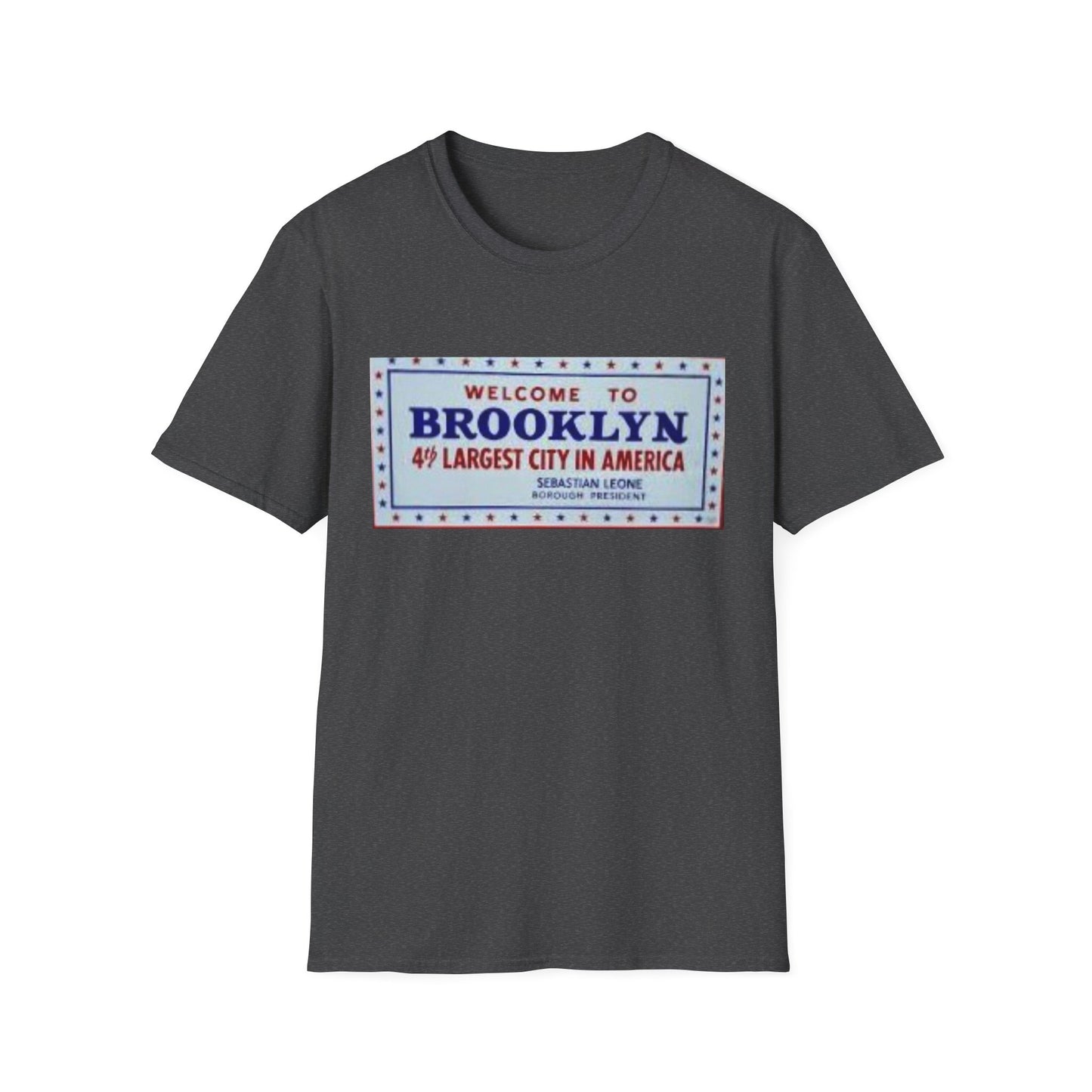 RETRO VINTAGE WELCOME TO BROOKLYNN NY Unisex Softstyle T-Shirt