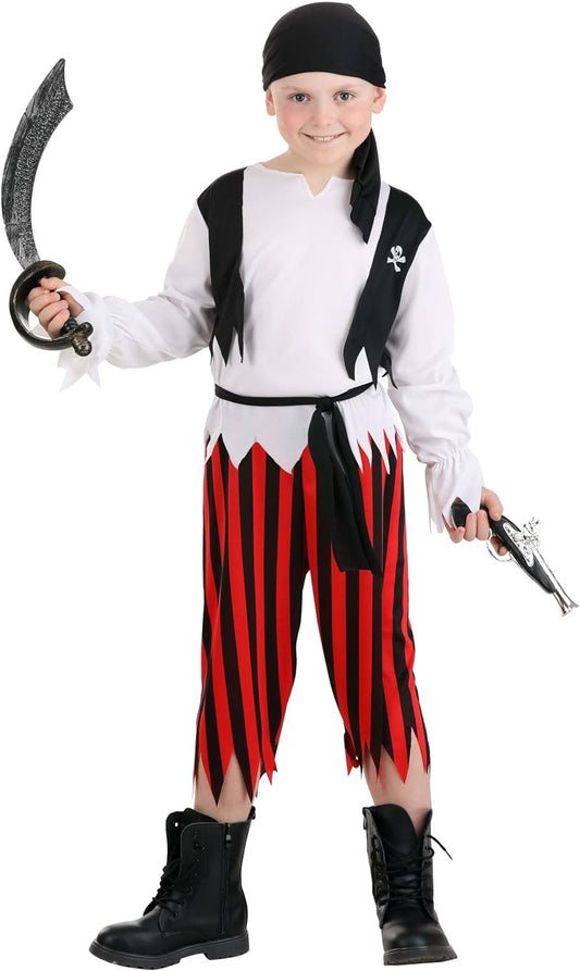 Kid'S Buccaneer Classic Pirate Costume for Boys, for Pirate Adventure Themed Parties, Dress up & Halloween