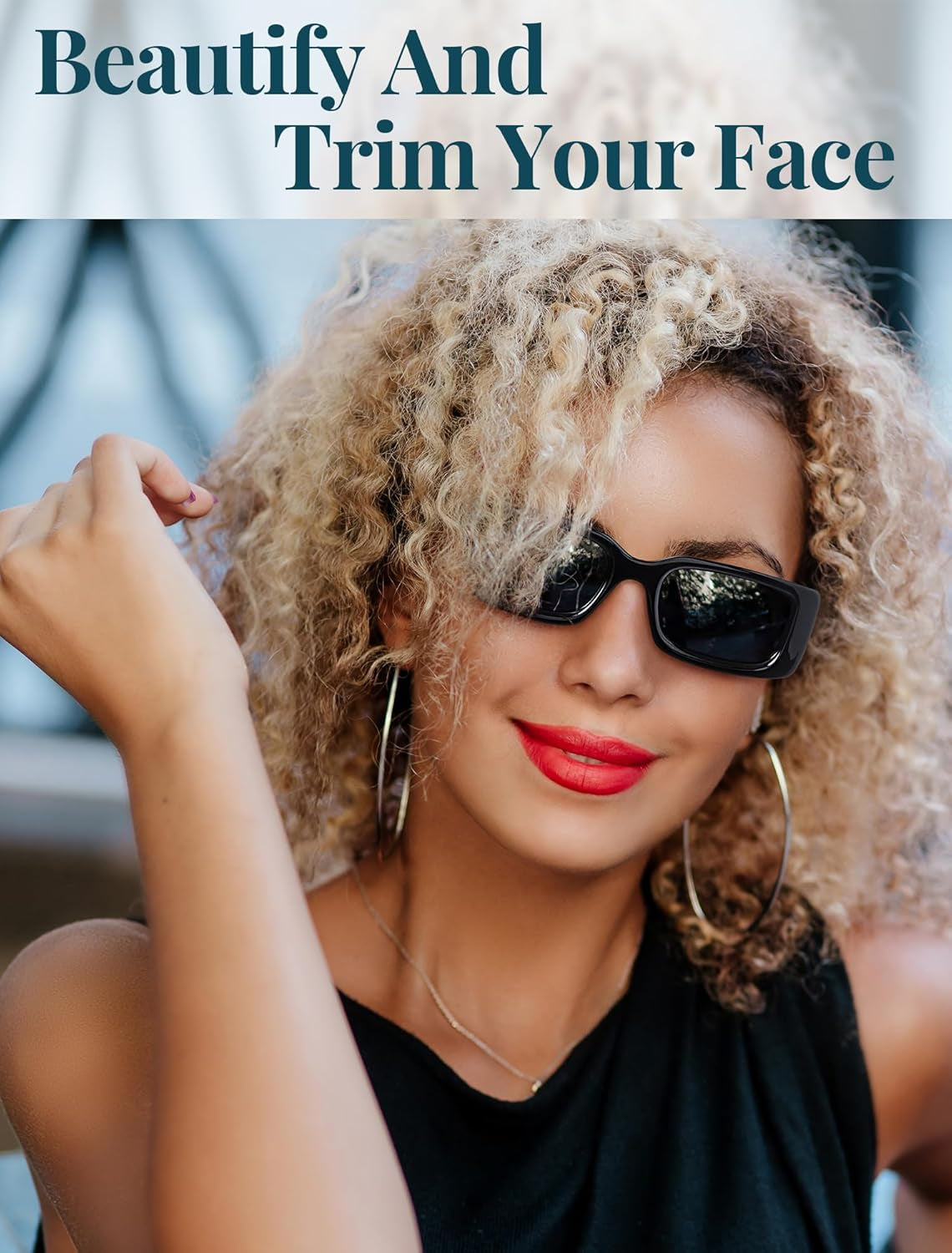 Rectangle Sunglasses Men Tinted Polarized Big Square Retro 90S Vintage Y2K Glasses for Women UV Protection