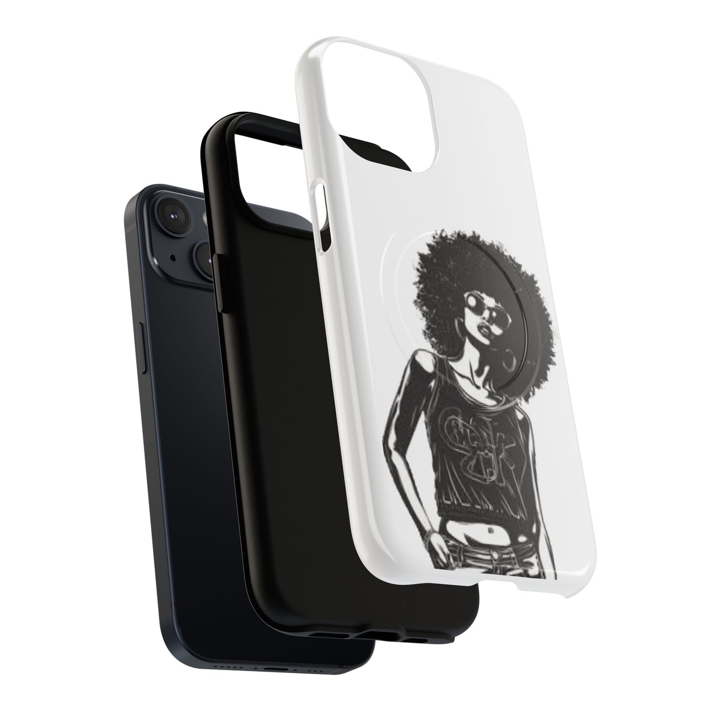 Afro Hip Hop Chic Tough Magnetic Cases