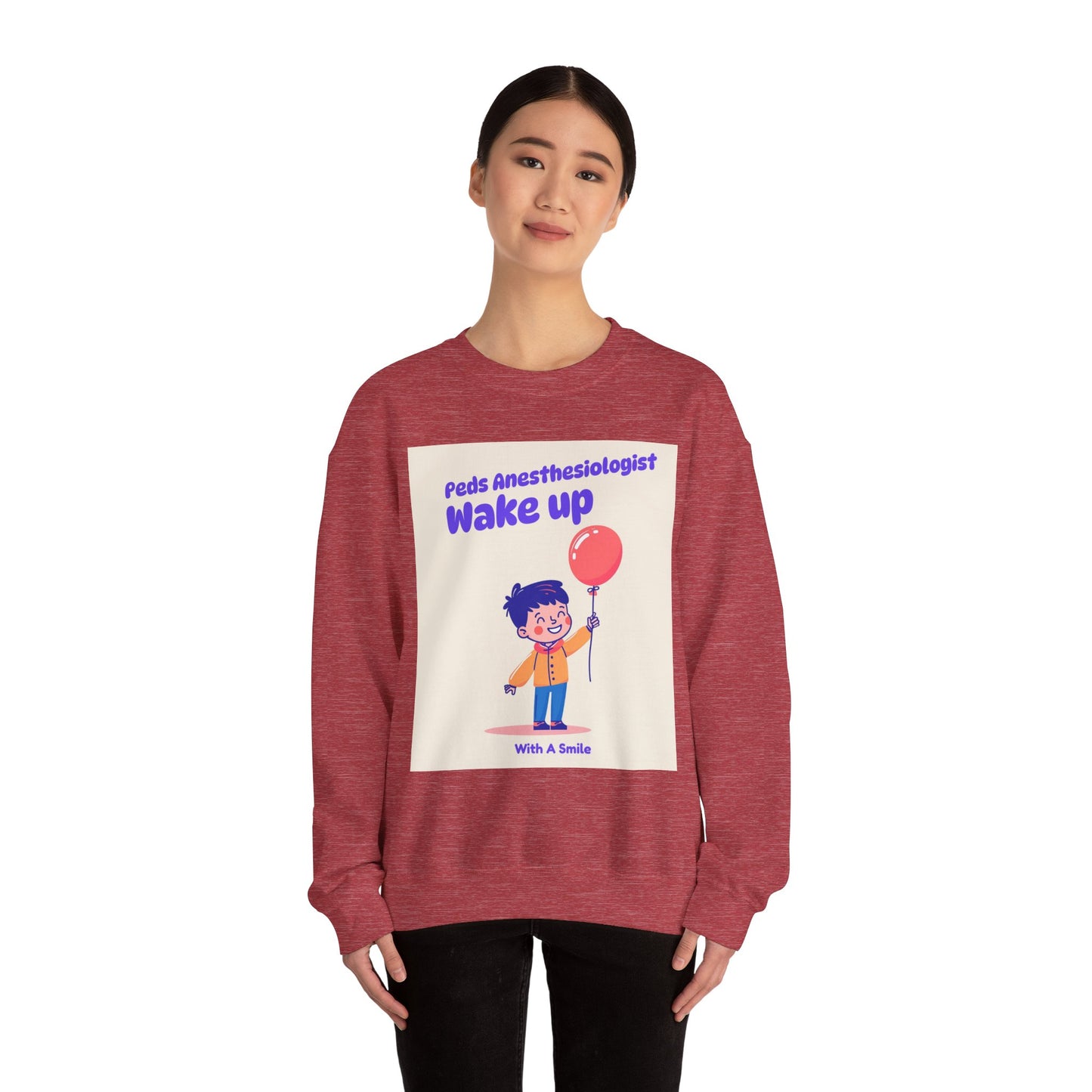 Pediatrics Peds Anesthesiologist Crewneck Sweatshirt