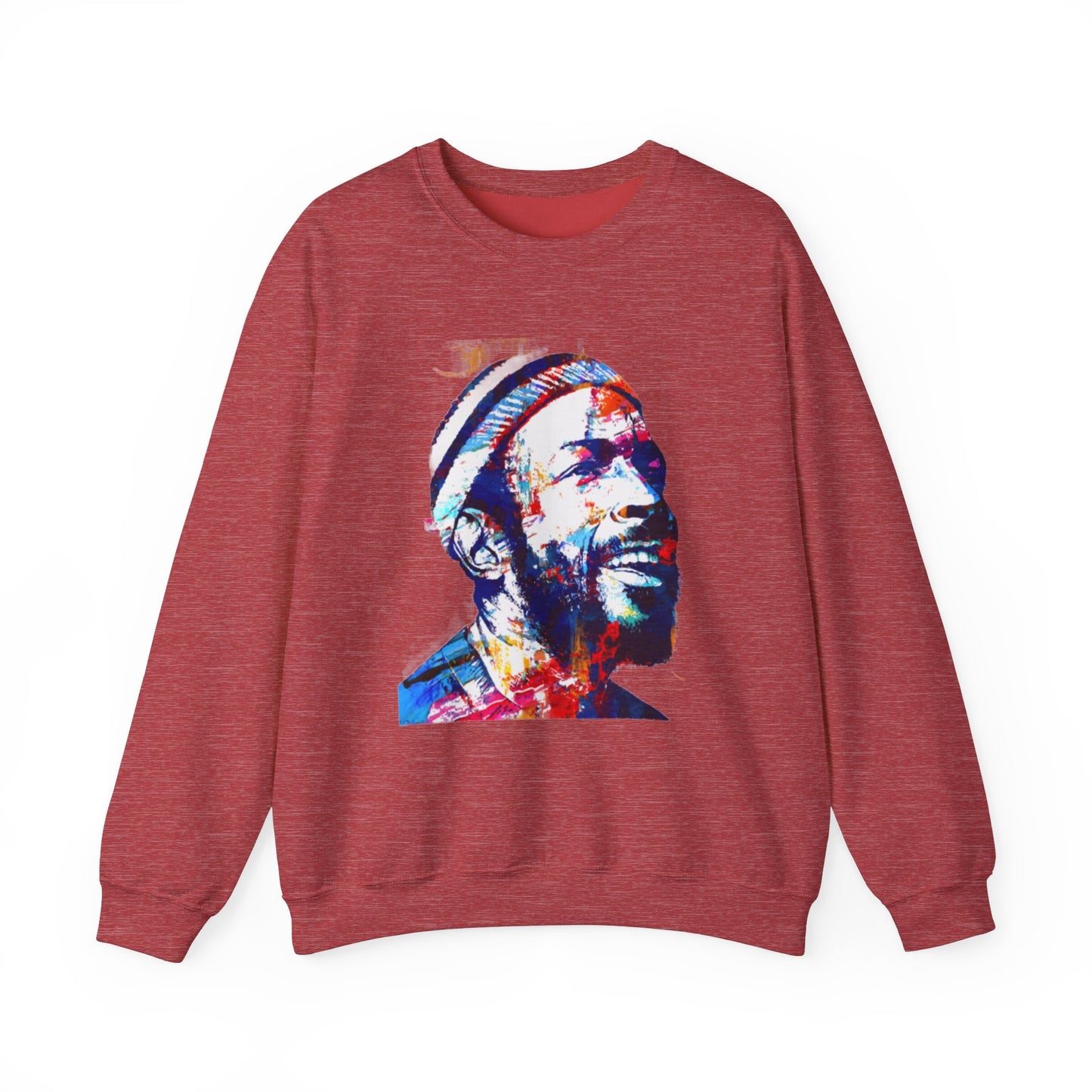 Marvin Gaye Abstract Paintings Unisex Heavy Blend™ Crewneck Sweatshirt
