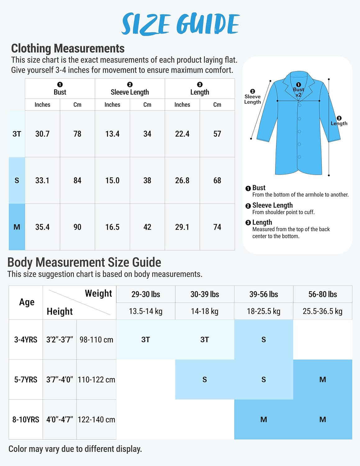 Kids Halloween Costume, Doctor Lab Coat Boys, Toddlers Medical Costume for Halloween Costumes Role Play Themed Parties (Small(5-7 Yrs))