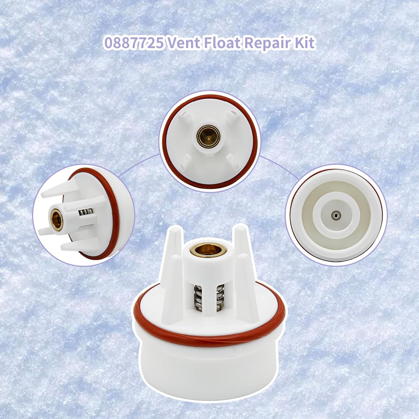 0887725 Vent Float Repair Kit 1/2" & 3/4" Fits for Watts Freeze Resistant 800M4-FR