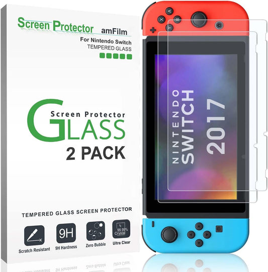 Tempered Glass Screen Protector for Nintendo Switch 6.2" 2017 (2-Pack)
